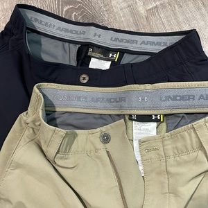 Lot of 2 MENS Under Armour Shorts sz:34